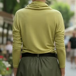 Women's Cozy Turtleneck Knitted Stretch Top