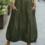 Women's Casual Pocket Balloon Skirt