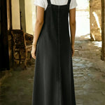 Women's Casual Sleeveless Cotton Denim Dress