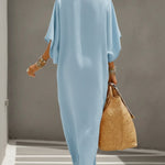Loose And Cozy Linen And Cotton Dress