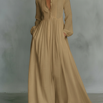 Elegant Romantic Vacation Maxi Dress