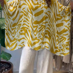Loose-fitting Casual Printed Top