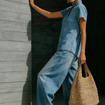 Minimalist Cozy Style Denim Set