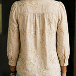 3d Embroidered Cotton Shirt