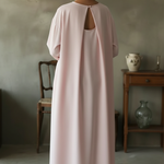 Minimalist Openwork Design Loose-fitting 100% Cotton Dress