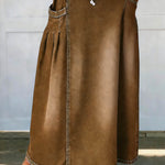 Women's High-waisted Casual Loose Denim Skirt