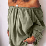 Women's Casual Off-shoulder Top