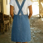 Women's Casual Denim Cotton Sleeveless Mini Dress