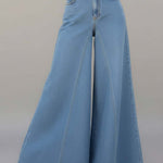 Women's Casual High-waist Wide-leg Jeans
