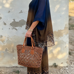 Elegant And Cozy Leopard Print Top And Pants Two-piece Set