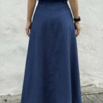 Women's Casual And Fashionable A-line Cotton Skirt