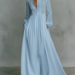 Elegant Romantic Vacation Maxi Dress