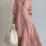 Women's Casual Striped Loose-fitting Dress