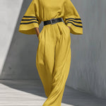 Loose And Comfortable Linen And Cotton Jumpsuit