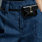 Women's Stylish Art Wide Leg Split-Front Casual Denim Jeans