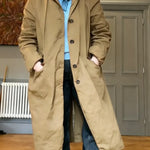 Women's Casual Long-sleeved Cotton Long Coat