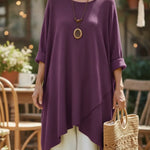 Cozy Oversized Cocoon-shaped Knit Pullover Sweater