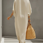 Loose And Cozy Linen And Cotton Dress