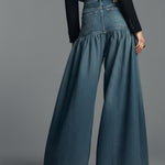 Relaxed  Casual Wide-leg Jeans — Comfort Meets Classic Denim