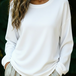 Women's Casual Cozy Loose-fitting Cotton Sweatshirt