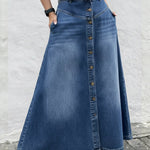 Women's Casual Denim A-line Skirt