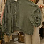 Casual Loose Linen And Cotton Shirts