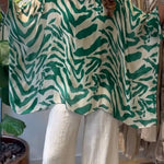 Loose-fitting Casual Printed Top