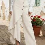 Women's High-waisted Relaxed Fit Wide-leg Jeans With A Stylish Design.