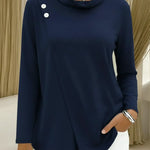 Women's Cozy High-neck Stretch Top