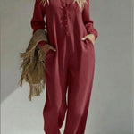 Women's Casual 100% Cotton Jumpsuit