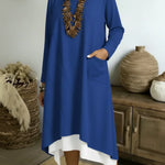 Women's Loose-fitting Casual Dress With Pockets