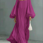 Loose Cozy And Flowy Maxi Dress
