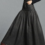 Casual Maxi Denim Skirt