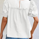 Women's Bubble Short-sleeved Top
