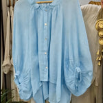 Casual Loose Linen And Cotton Shirts