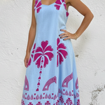 Love Blossoms Floral Print Midi Dress
