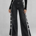 Stylish Casual Button-down Jeans