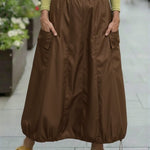 Women's Casual Pocket Balloon Skirt