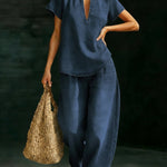 Minimalist Cozy Style Denim Set