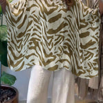 Loose-fitting Casual Printed Top