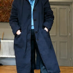 Women's Casual Long-sleeved Cotton Long Coat