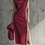 Women's Round Neck Sleeveless Loose-fitting Casual Cotton Dress