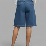 Women's High-waisted Casual Loose Denim Shorts