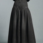 Casual Maxi Denim Skirt