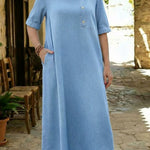 Women's Casual Denim Dress