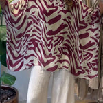 Loose-fitting Casual Printed Top