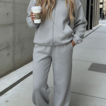 Cozy Travel Hoodie And Pants Two-piece Set