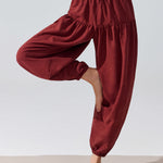 Elastic Waist And Legging Sports Fitness Yoga Pants