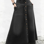 Women's Casual Denim A-line Skirt