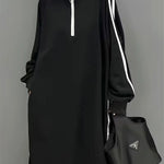 Women's Loose Casual Stylish Long Cotton Dress